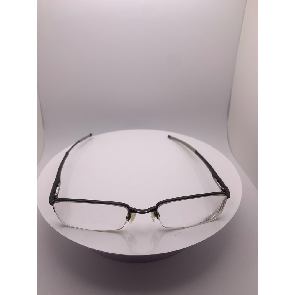 Oakley 54-19 Semi Rimless Rectangular Eyeglasses Matte Black Unisex Frames Only